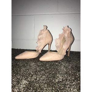 Pink stiletto heels